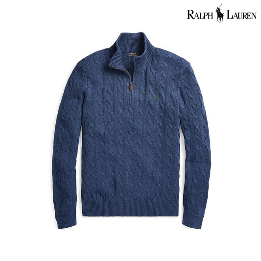 Ralph Lauren Tussah Silk Half-Zip, XL
