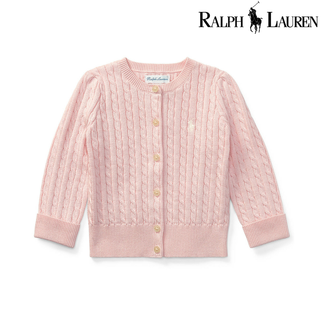Ralph Lauren Mini-Cable Cotton Cardigan