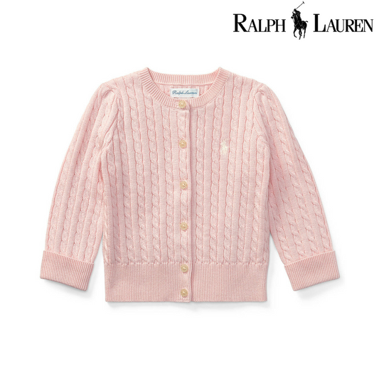 Ralph Lauren Mini-Cable Cotton Cardigan