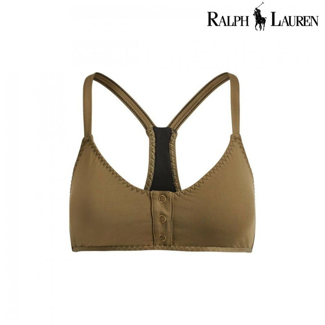 Ralph Lauren Snap-Front Bikini Top
