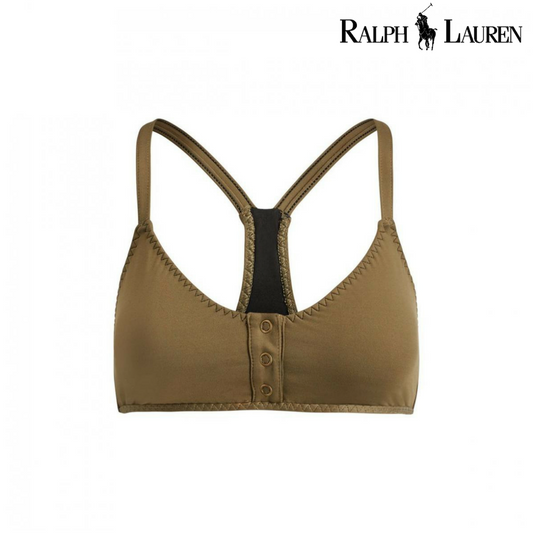Ralph Lauren Snap-Front Bikini Top