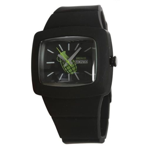 Grenade Flare Watch, Black/Black