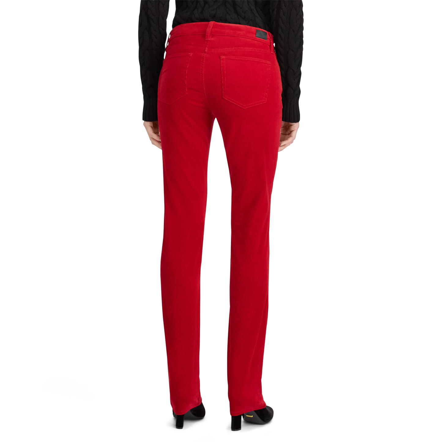 Ralph Lauren Premier Straight Corduroy Jean, Cordial Red