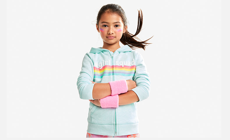 The Childrens Place Girls Zipper Hooded Sweater, S(5/6)