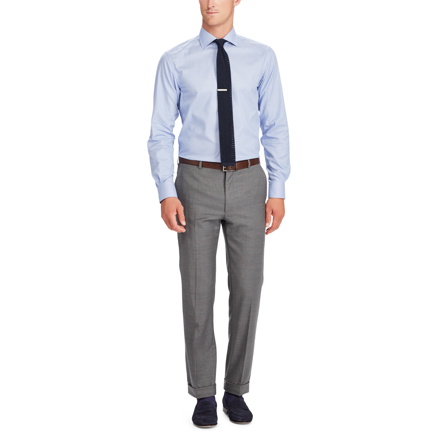 Ralph Lauren Houndstooth Cotton Dress Shirt, 15