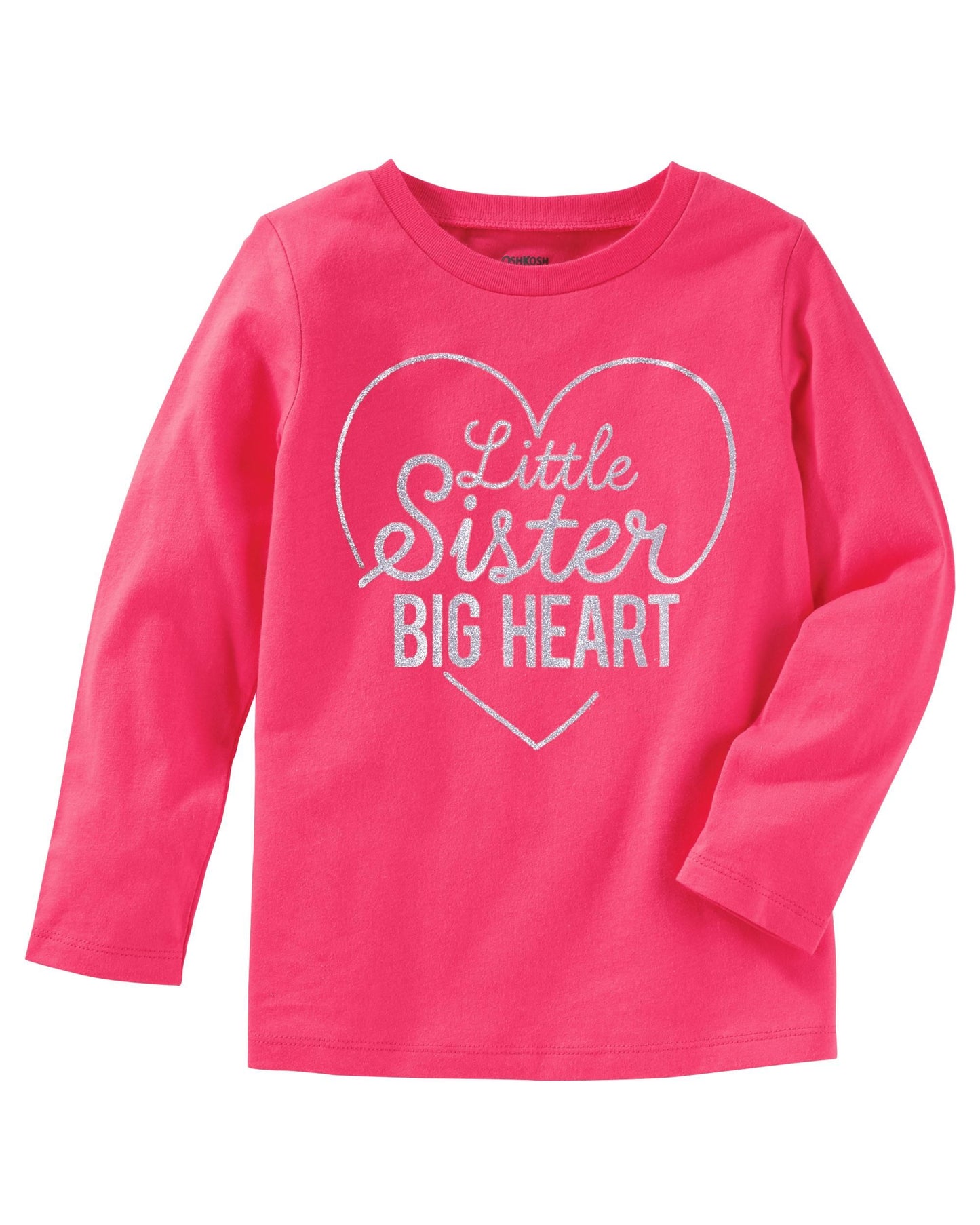 OshKosh Graphic Tee "Little Sister Big Heart" (2T)