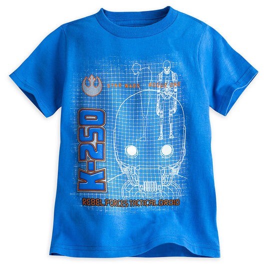 Disney Store Star Wars K-2SO Glow in the Dark Tee, L