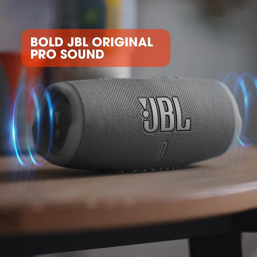 JBL Charge 5 Portable Bluetooth Speaker, 20H Playtime, Built-In Powerbank, IP67 Waterproof and Dustproof