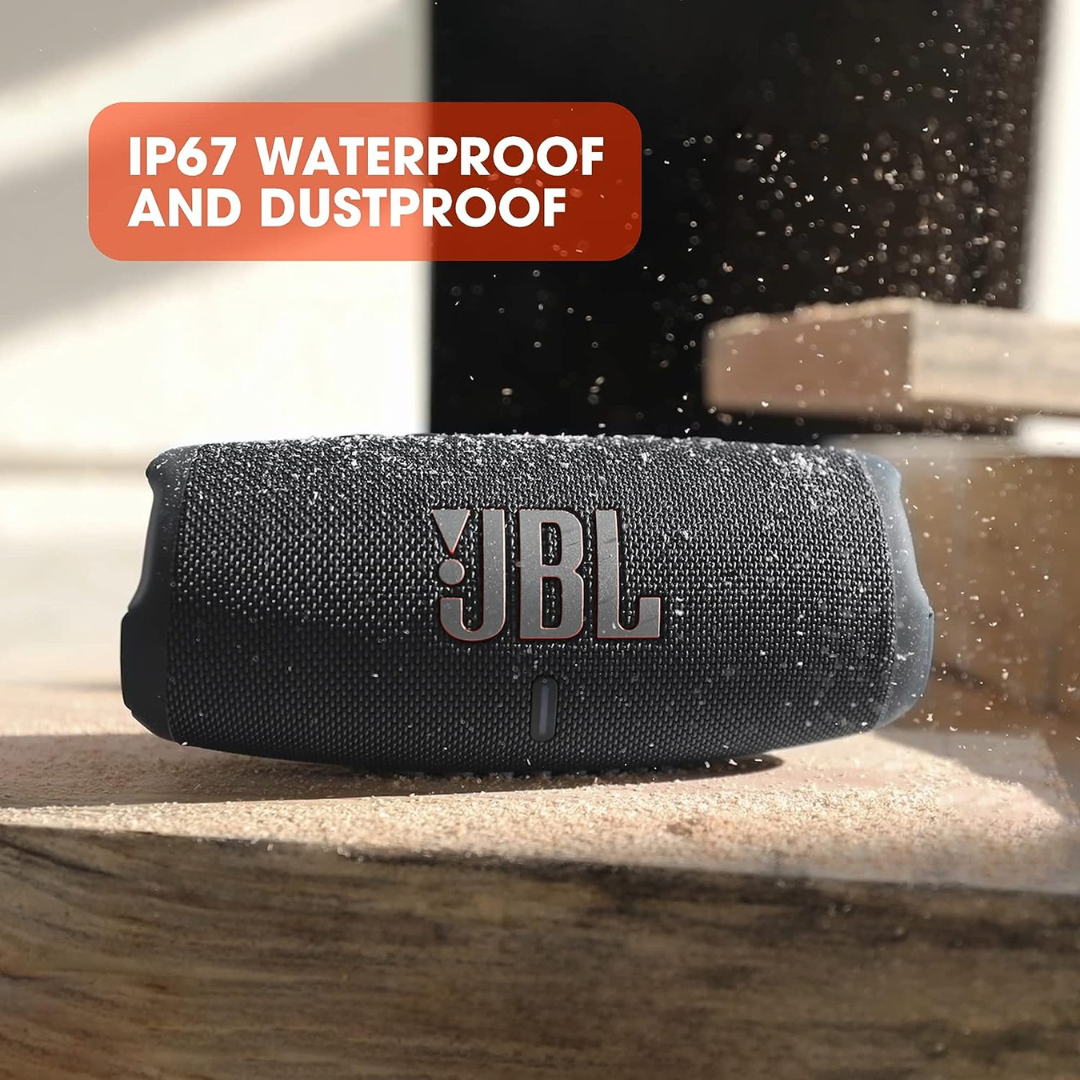 JBL Charge 5 Portable Bluetooth Speaker, 20H Playtime, Built-In Powerbank, IP67 Waterproof and Dustproof
