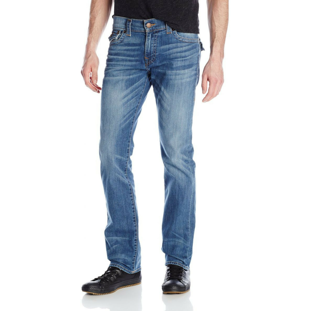True Religion Straight Fit Flagstone