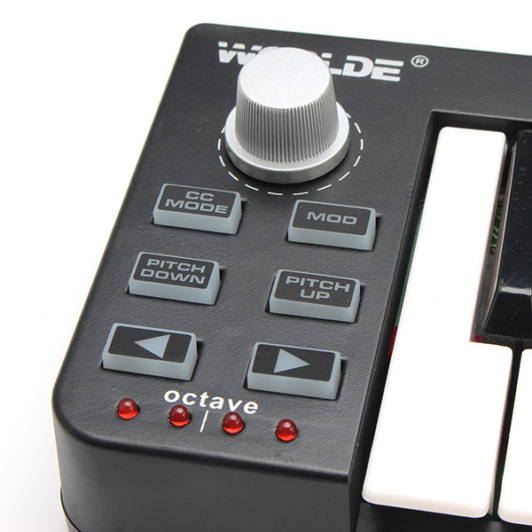 Worlde EasyKey.25 Key Portable USB MIDI Keyboard Controller