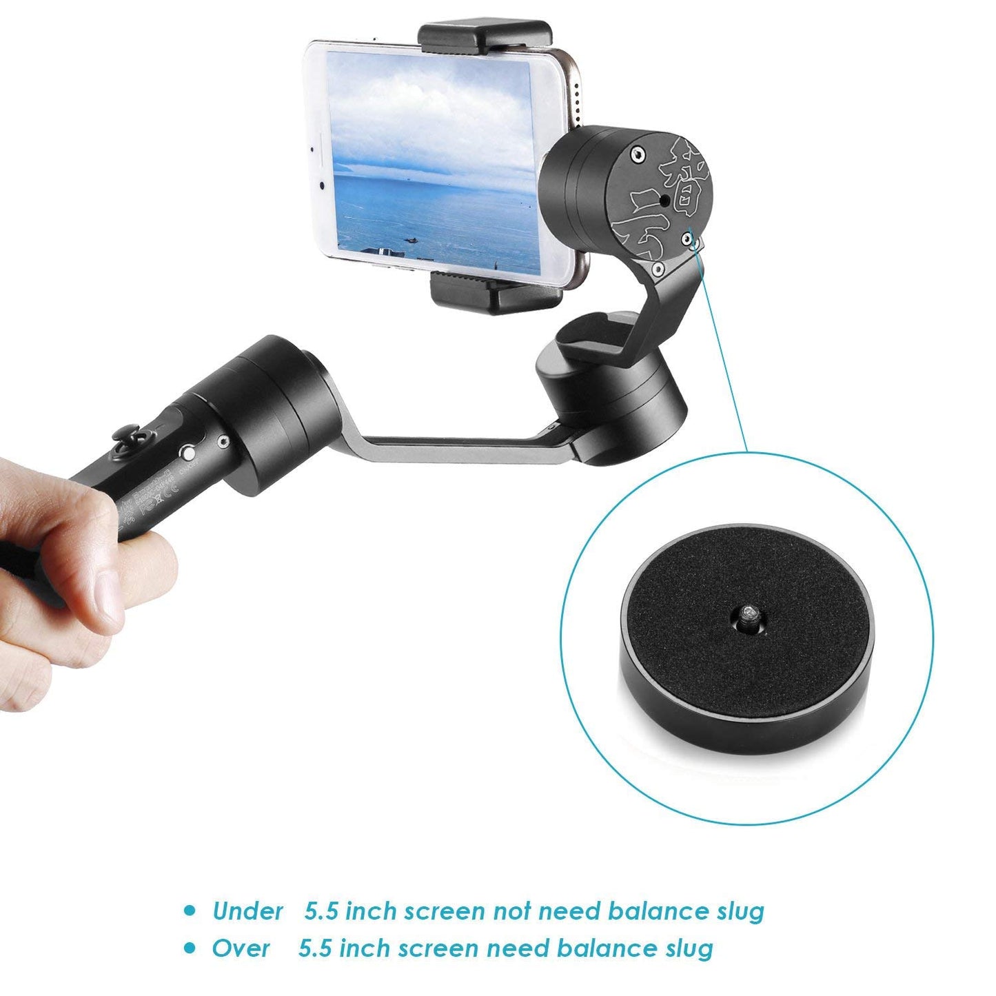 Zhiyun Z1-Smooth-C Multi-Function 3 Axis Handheld Stabilizer for Smartphones
