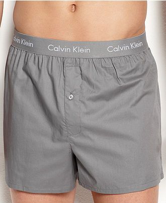 Calvin Klein U1513 Slim Fit Woven Boxer, S
