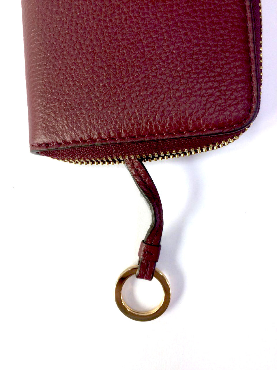 Tory Burch Harper Zip Coin Case, Merlot