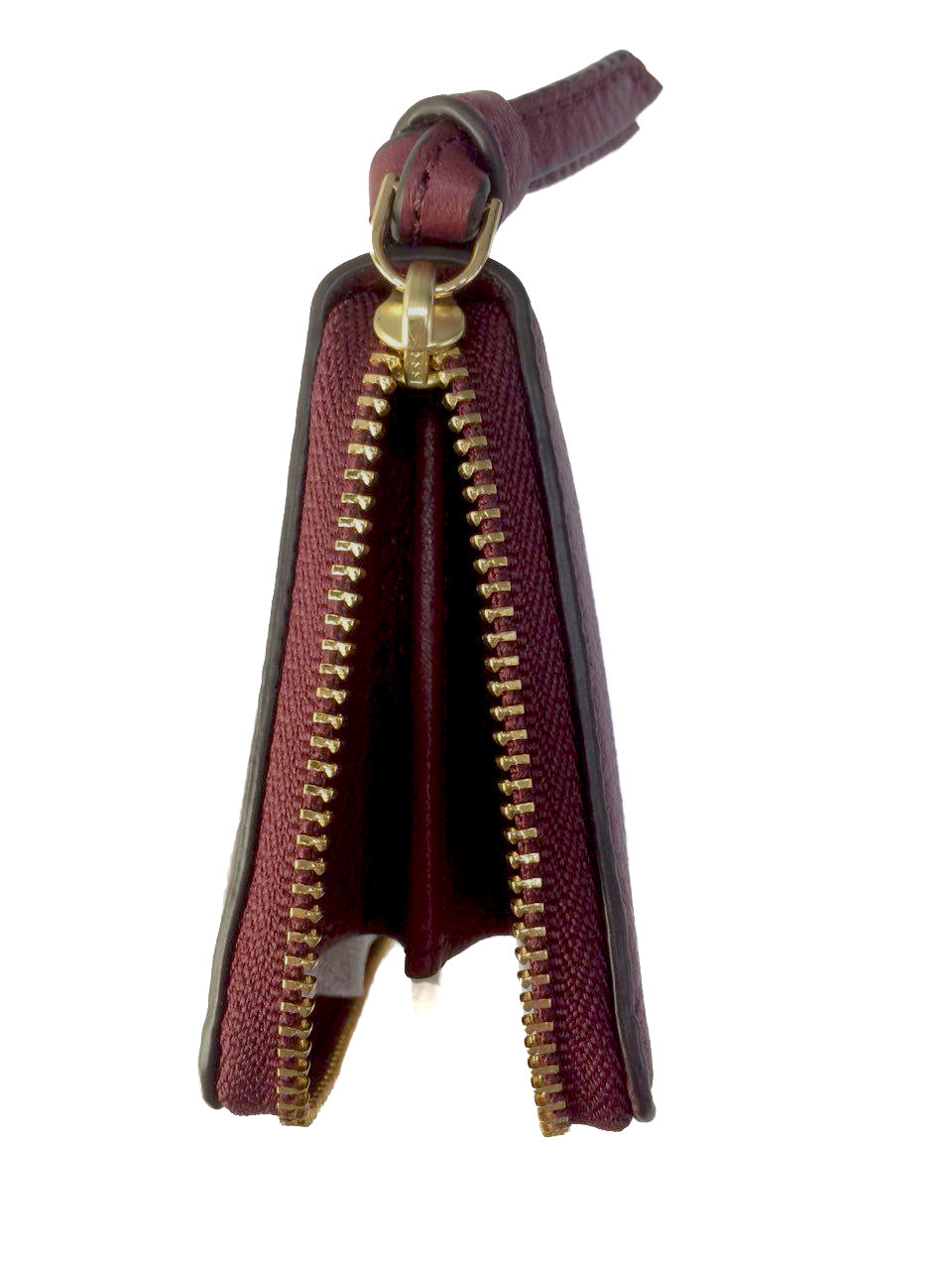 Tory Burch Harper Zip Coin Case, Merlot