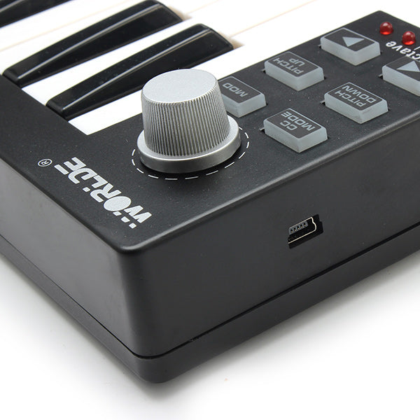 Worlde EasyKey.25 Key Portable USB MIDI Keyboard Controller
