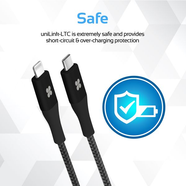 Promate USB Type-C to Lightning Cable, 200cm