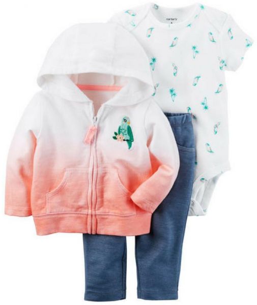 Carters Baby Clothing Set, For Girls, 3 Months Old