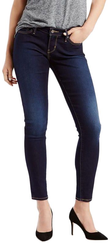 Levi's Curvy Skinny Styled Jeans For Women- Indigo Ridge