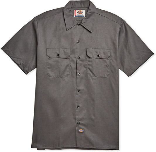 Dickies Charcoal Shirt Neck Shirts, Large
