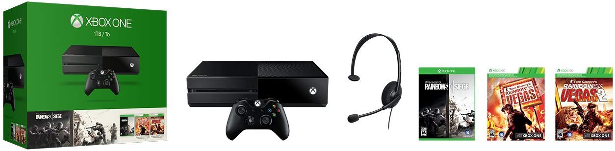 Xbox One 1TB Console - Tom Clancy's Rainbow Six Siege Bundle